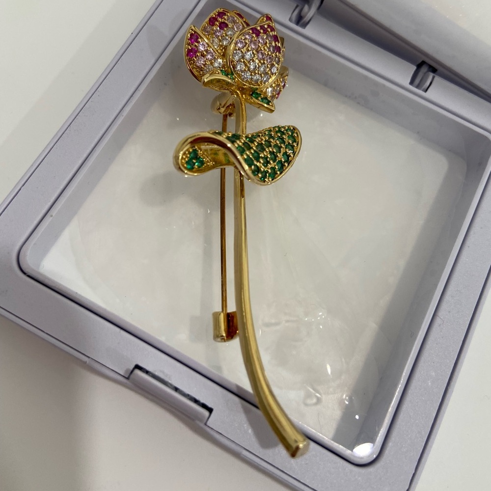 Lotus Brooch